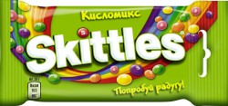 Драже, Skittles (Скиттлс) 38 г Кисломикс