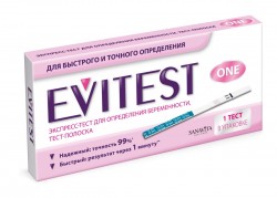 Тест для определения беременности, Evitest (Эвитест) №1 уан