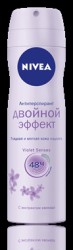 Дезодорант-антиперспирант, Nivea (Нивея) 150 мл Двойной эффект виолет сенсес спрей