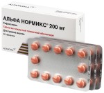Альфа нормикс, таблетки покрытые пленочной оболочкой 200 мг 36 шт