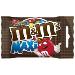 Драже, M&M's (Эм-энд-Эмс) 70 г с молочным шоколадом макси